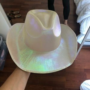 Dolls Kill Accessories - Shimmery Cowboy Costume Hat Dolls Kill Accessories - Shimmery Cowboy Costume Hat